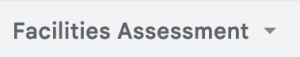 startup readiness checklist Faciliites Assessment tab